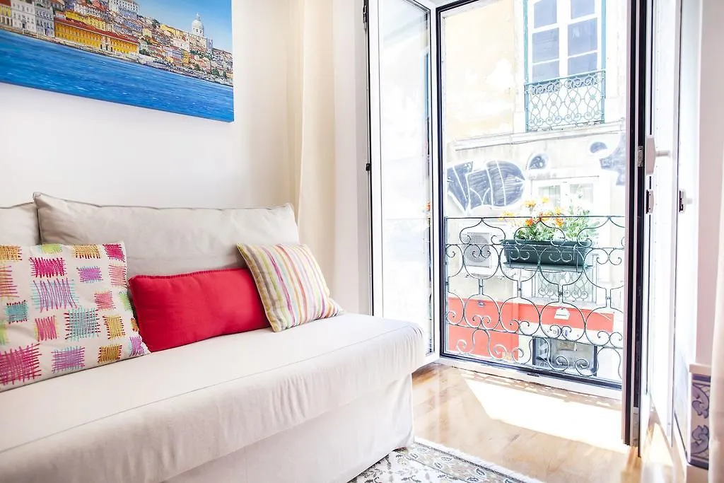 Typical Bairro Alto Apartment Lisbon Portugal