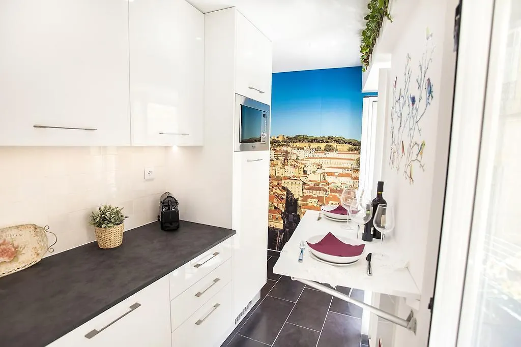 Typical Bairro Alto Apartment Lisbon Portugal